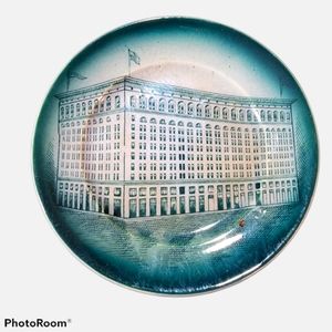 Wanamaker buffalo pottery commemorative plate